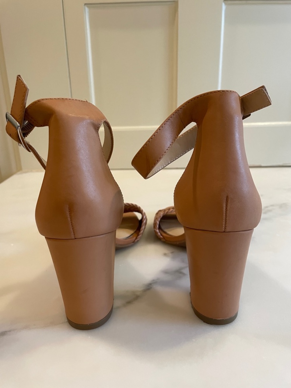 Jessica Simpson Sherron4 in Woven Ankle-Strap Heels, Size 9 - Picture 3 of 10